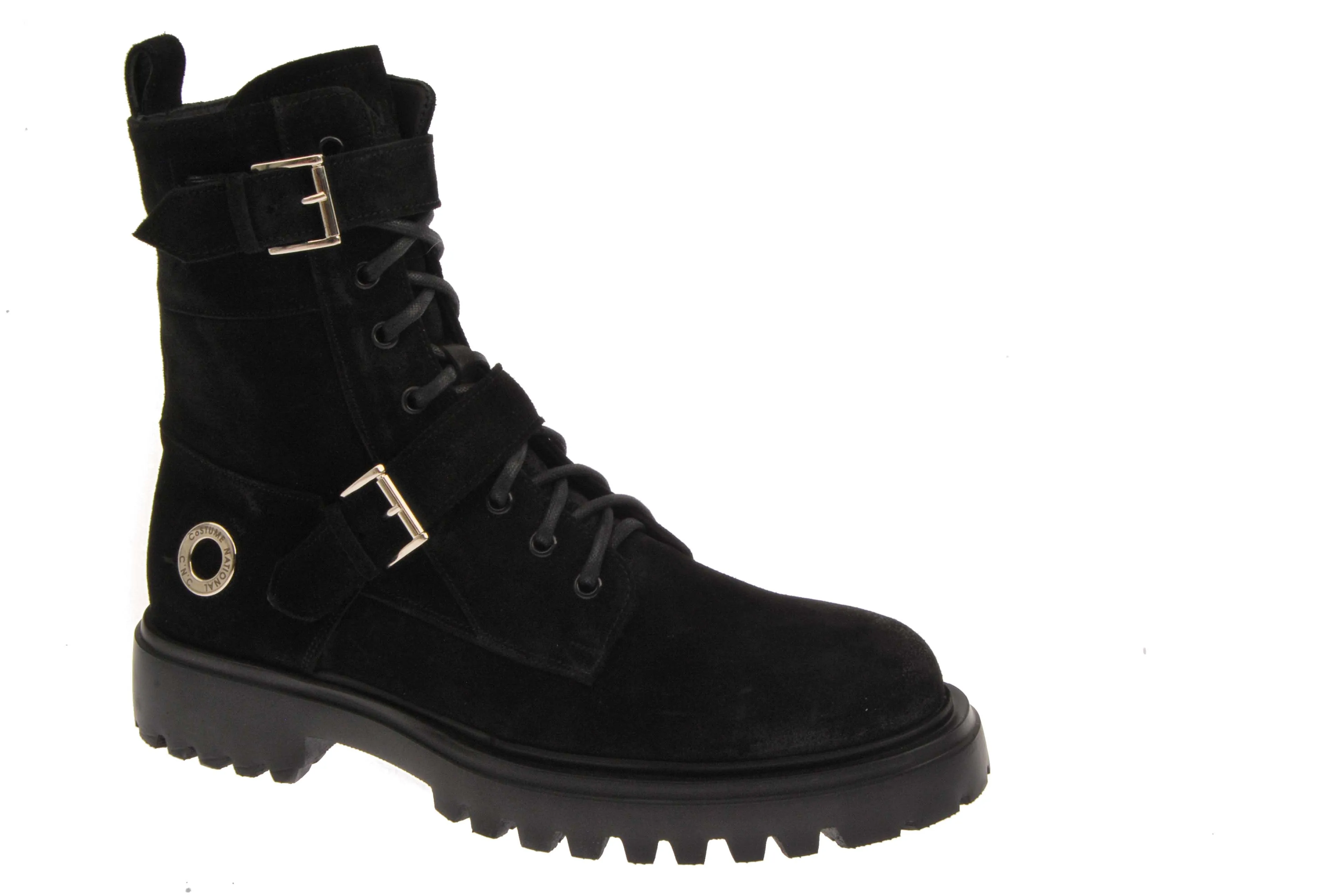 #1 Best Seller: Greased Suede Combat Boot by Costume National  Dont Miss Out!