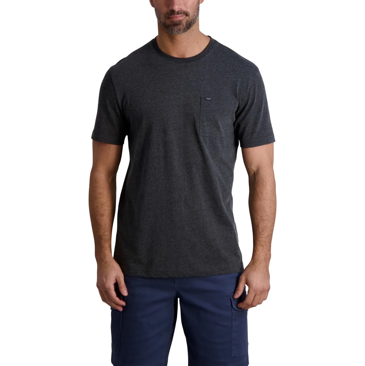 Affordable Luxury Chaps Men's Short Sleeve Crewneck Pocket Tee  Going Fast!