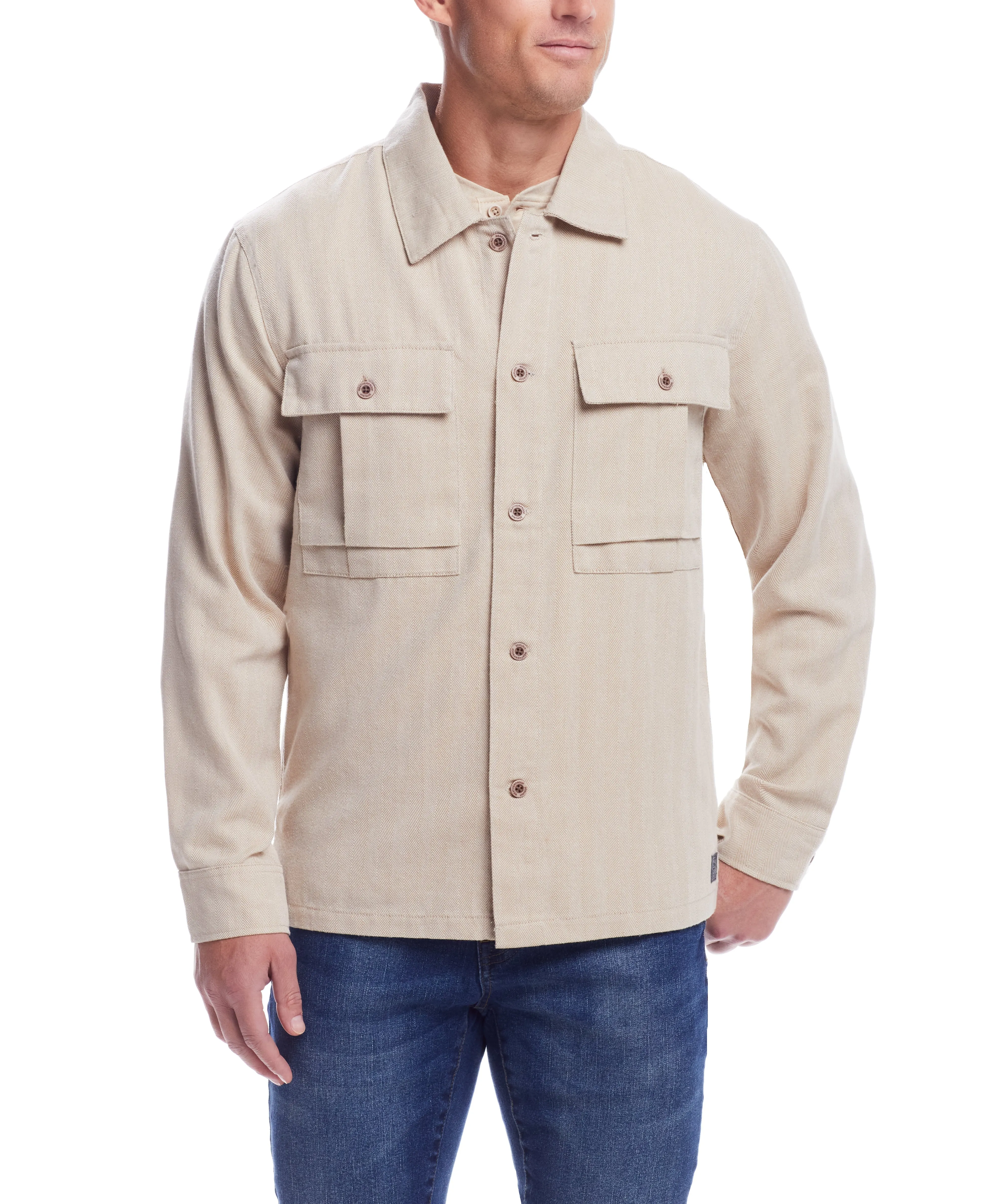 Affordable Luxury Weatherproof Vintage Men's Summer Shirt Jacket  Ends Soon!
