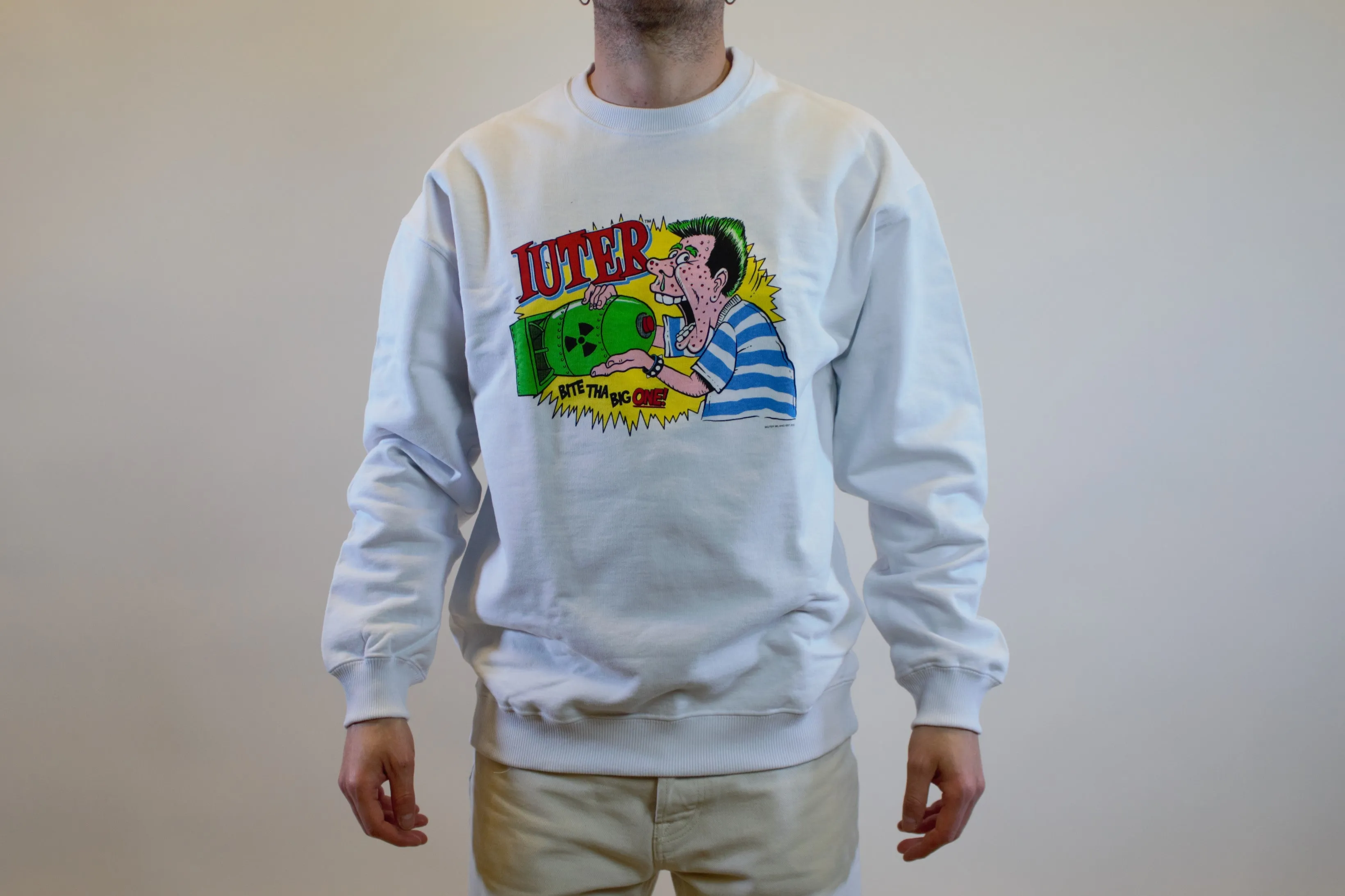 ATOMIC CREWNECK WHITE