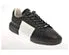 Bestseller Black and White Leather Logo Low Top Sneakers  Today Only!