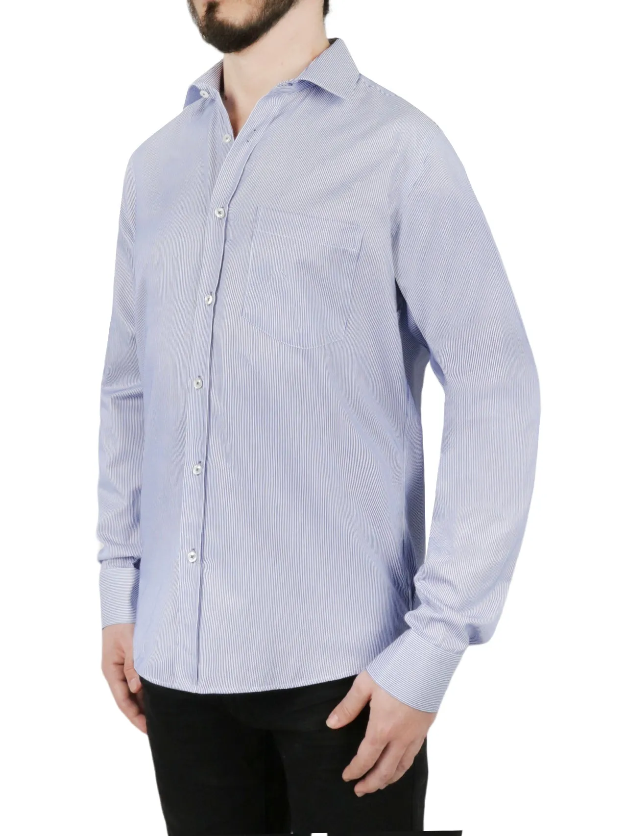 BestSelling Blue Striped Dress Shirt  Limited Stock!
