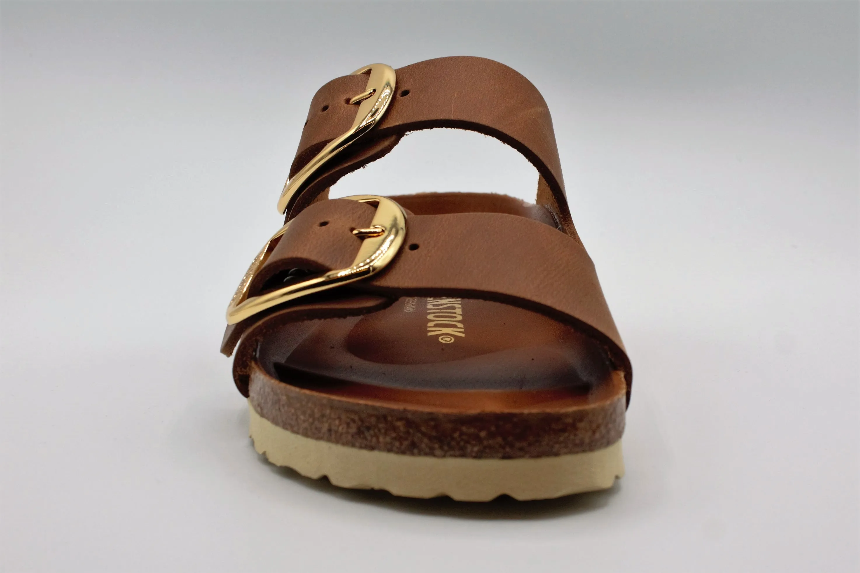 Birkenstock Arizona Big Buckle Cognac slipper