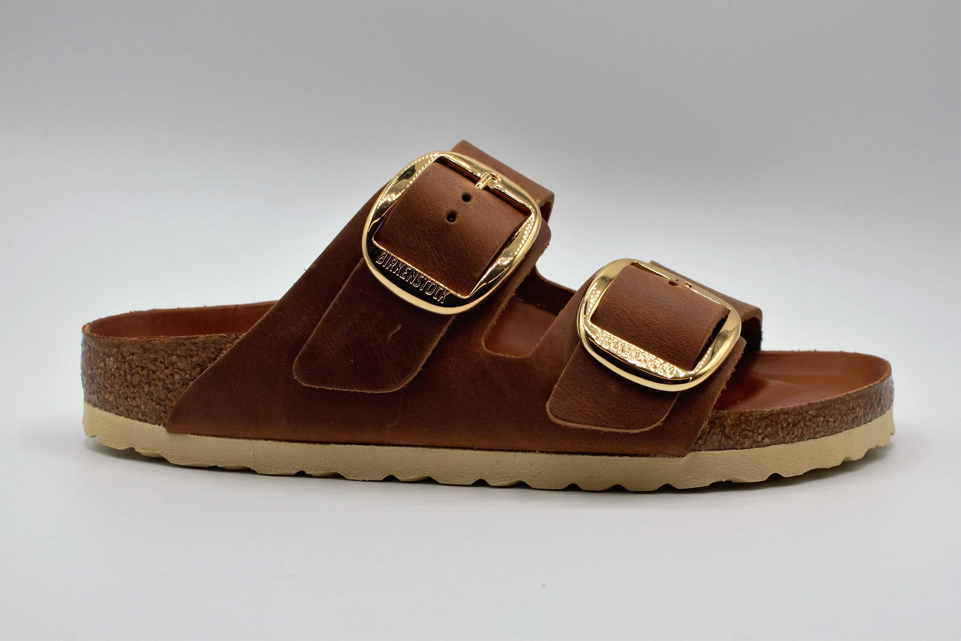 Birkenstock Arizona Big Buckle Cognac slipper
