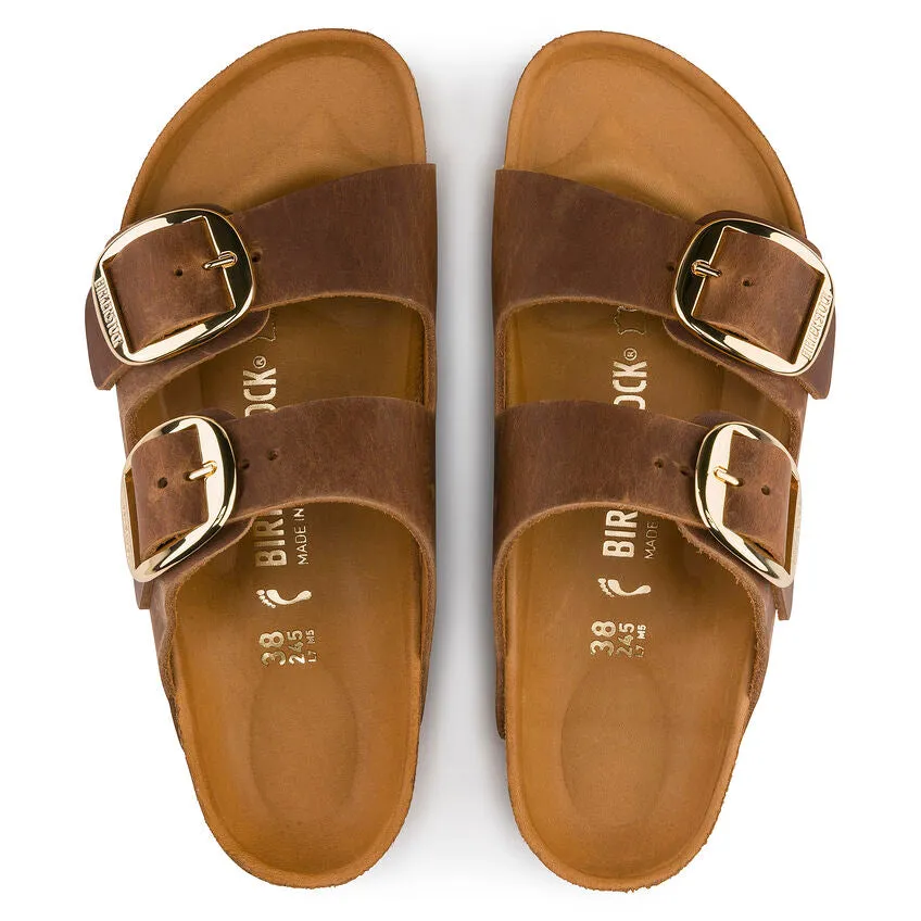Birkenstock Arizona Big Buckle Cognac slipper