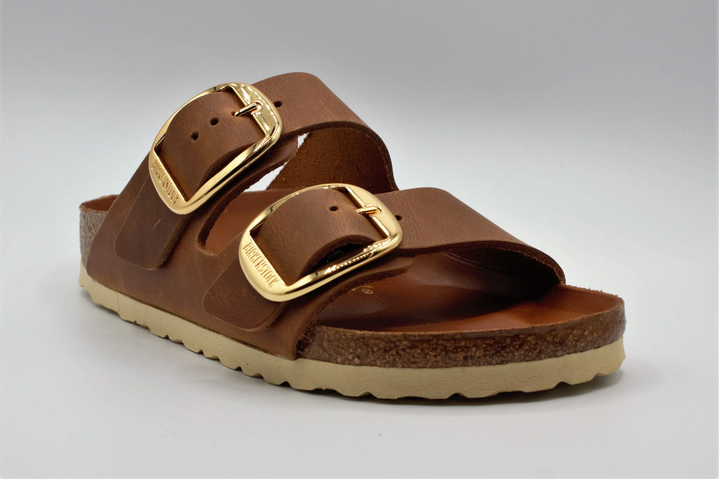Birkenstock Arizona Big Buckle Cognac slipper