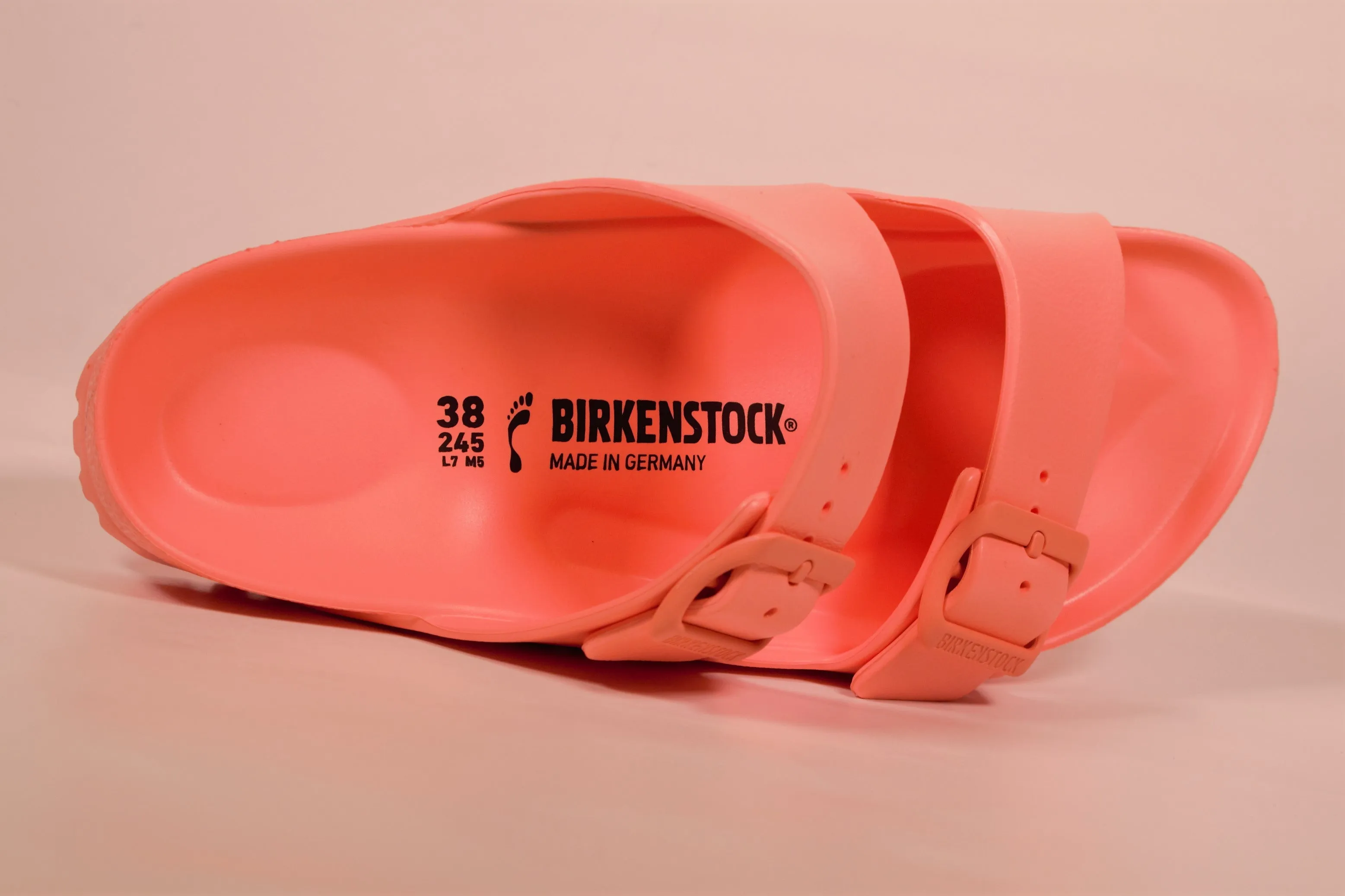 Birkenstock Arizona EVA Coral Peach Sliders
