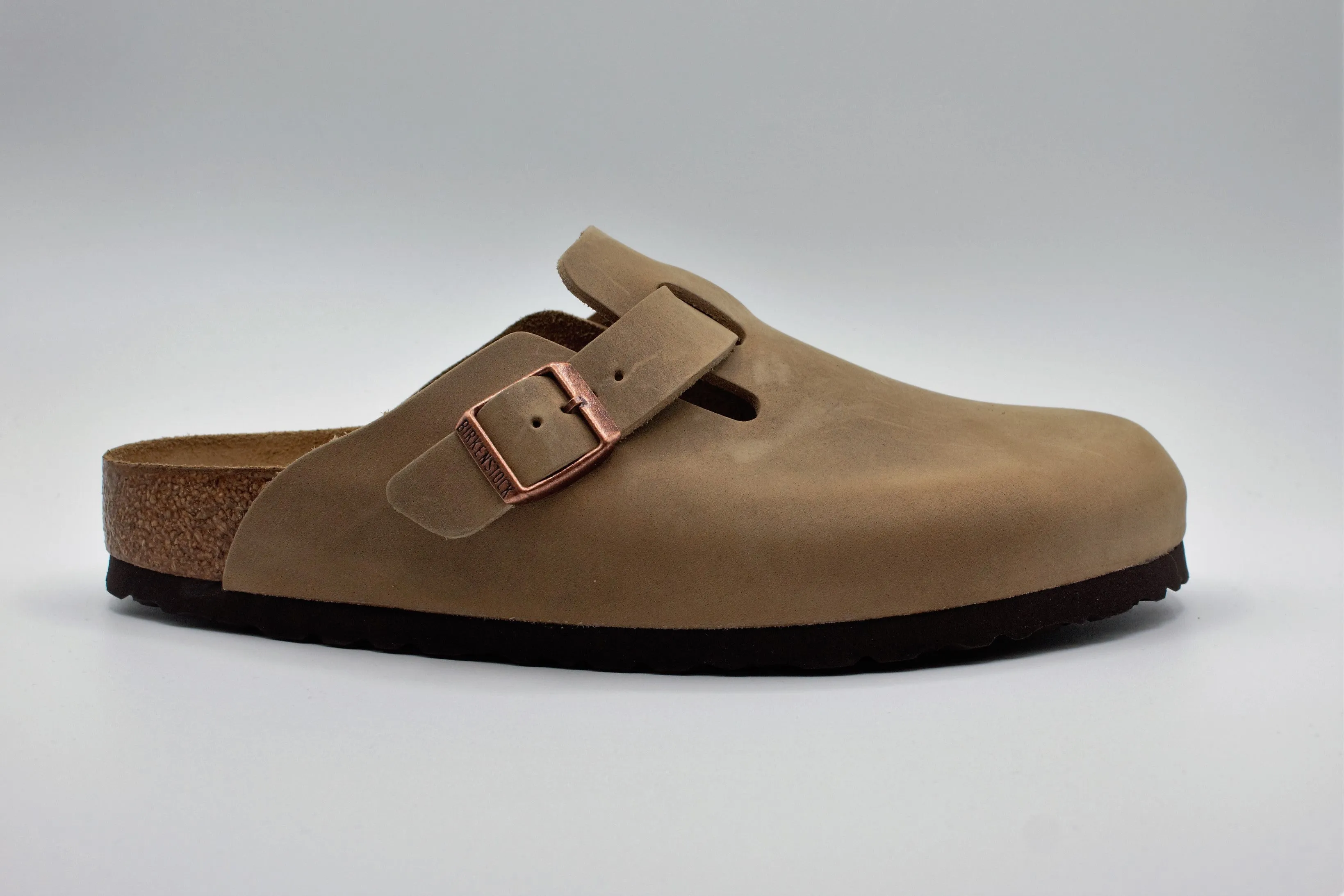 Birkenstock Boston Tobacco Brown slippers
