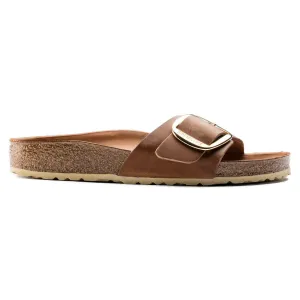 Birkenstock Madrid Big Buckle Cognac slippers