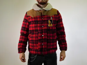 CHECKED DOWN JACKET