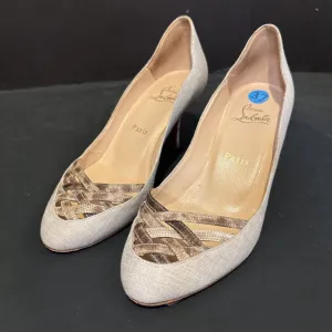 Christian Louboutin Criss Cross Front SHOES 37