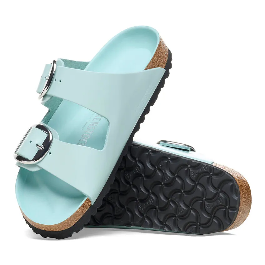Ciabatta Birkenstock Arizona Big Buckle Shine Gree