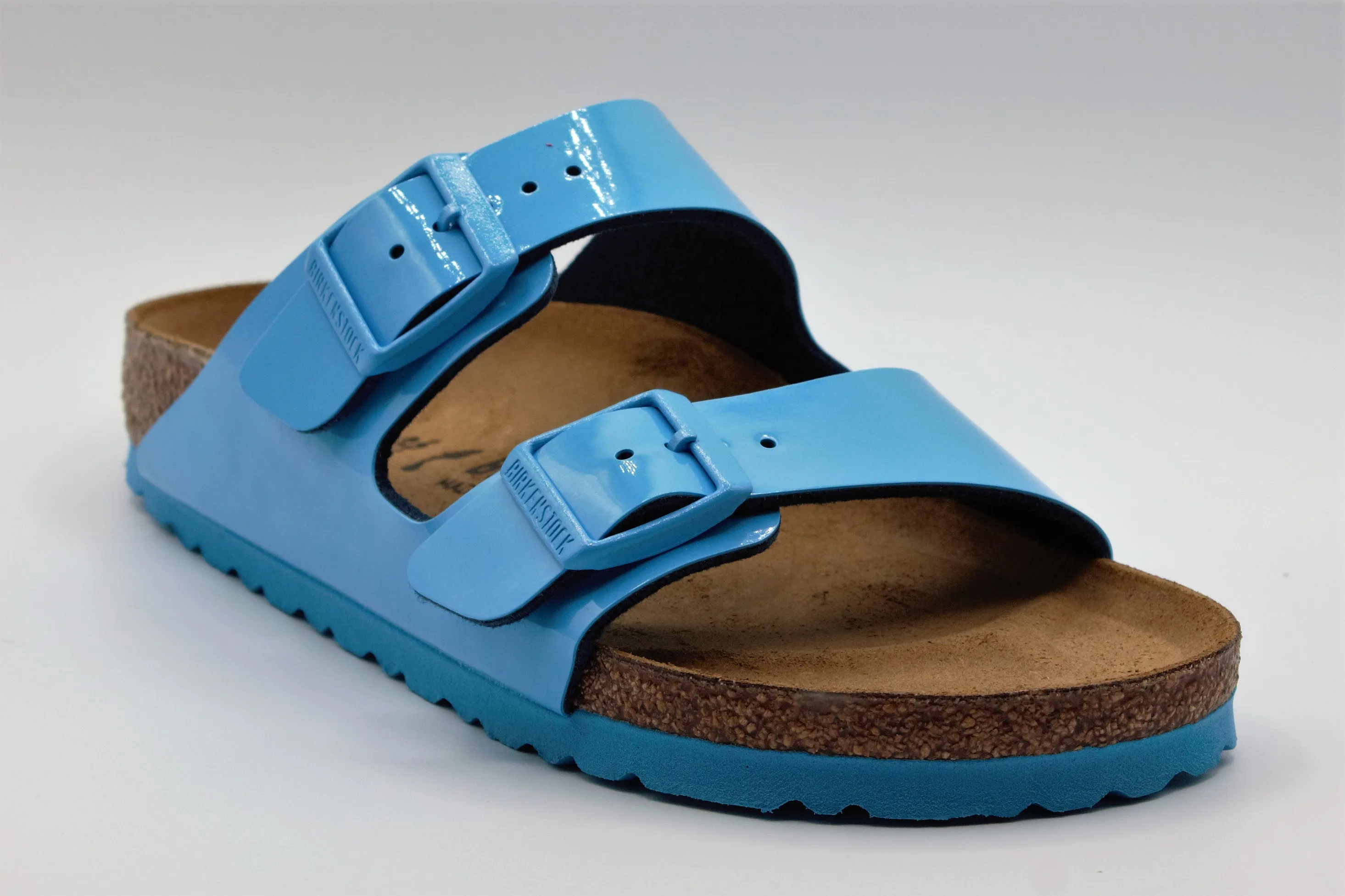 Ciabatta Birkenstock Arizona Patent Sky Blue