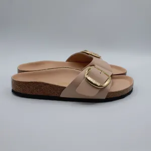 Ciabatte Birkenstock Madrid Big Buckle Shine Beige