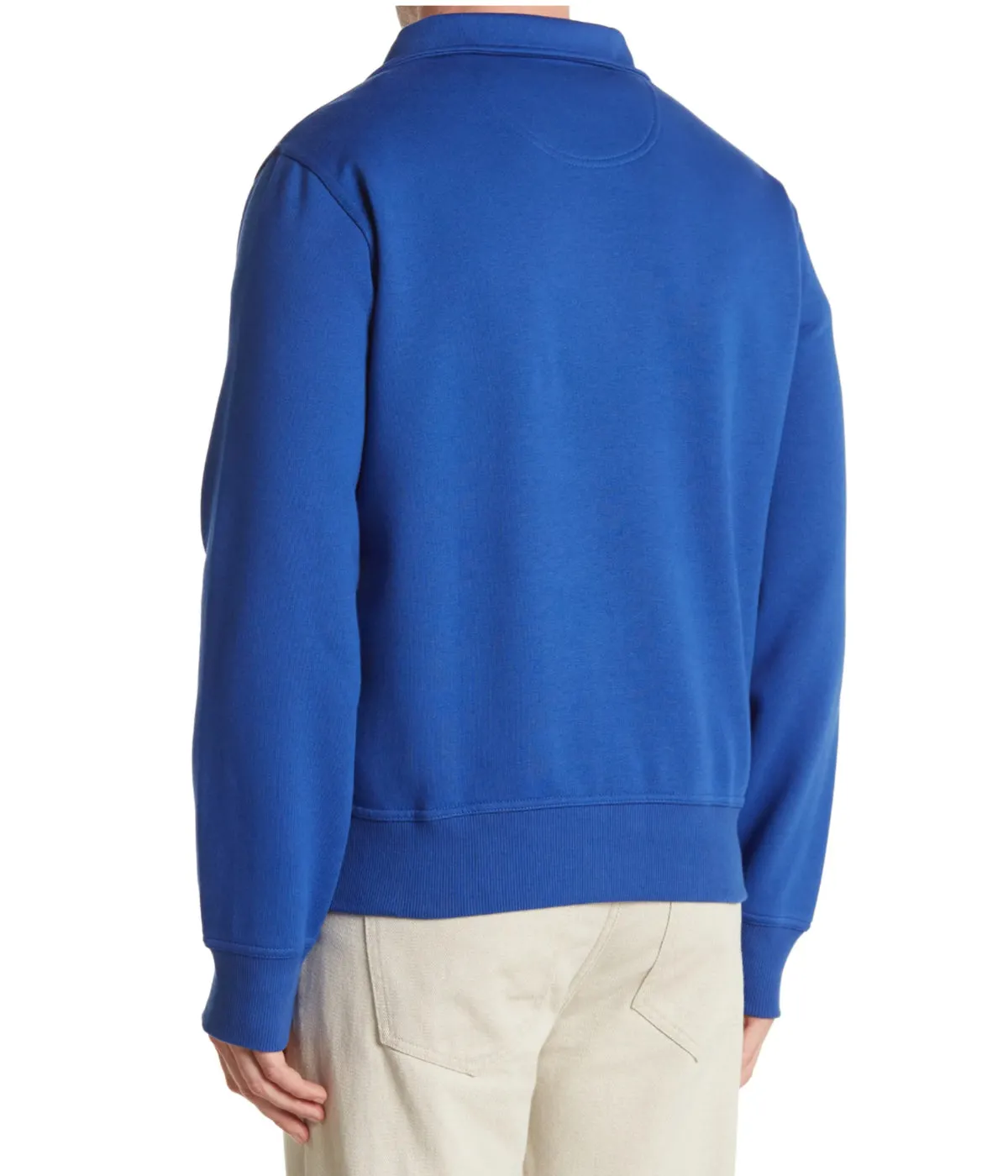 Clearance Price Quarter Zip Luxe Fleece Pullover Indigo Blue  Limited Release!