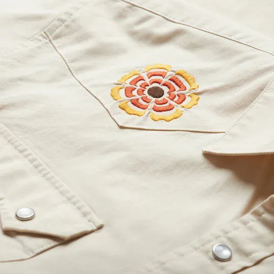 Crosscut Deluxe Snapshirt - Beach Blooms