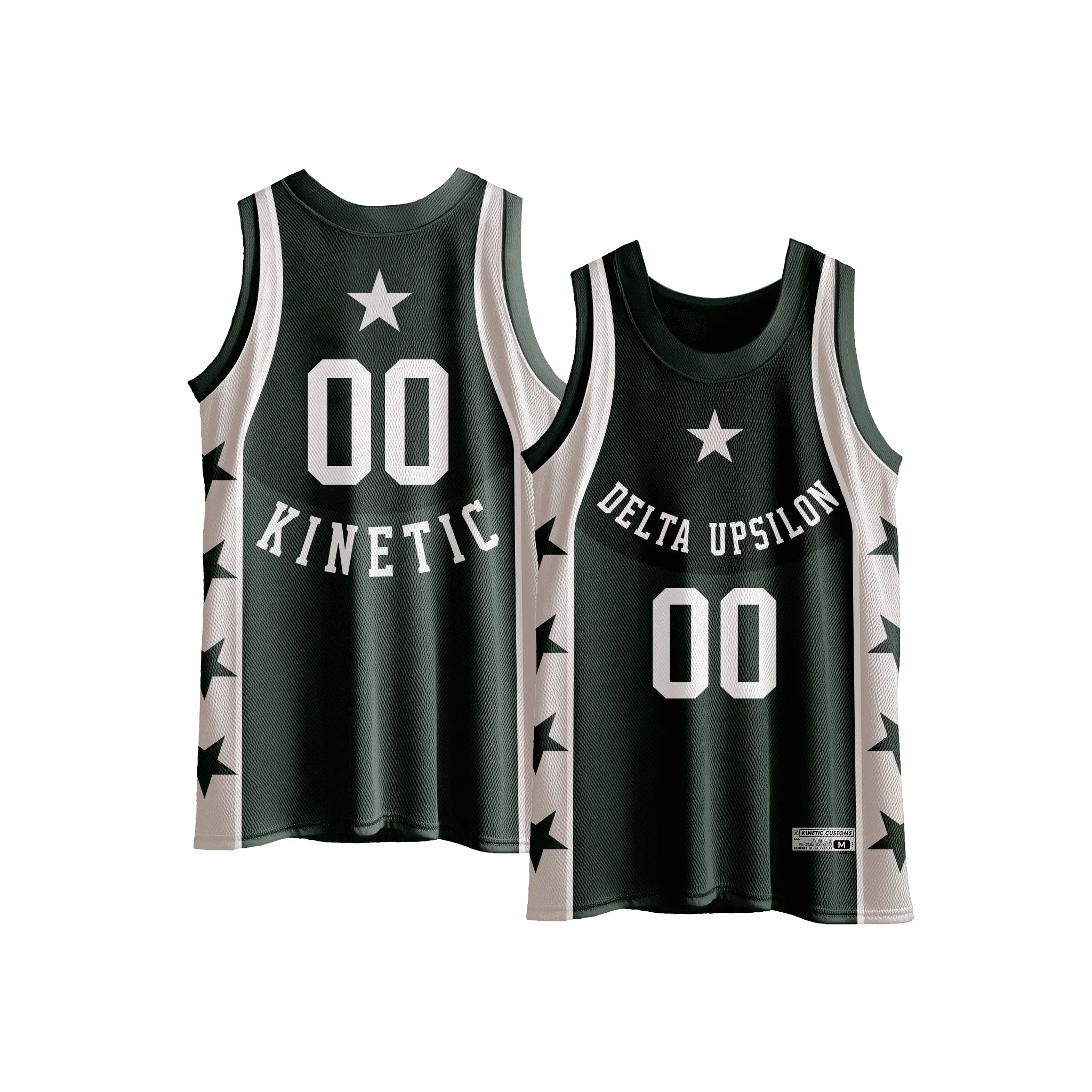 Delta Upsilon - Star Studded Basketball Jersey