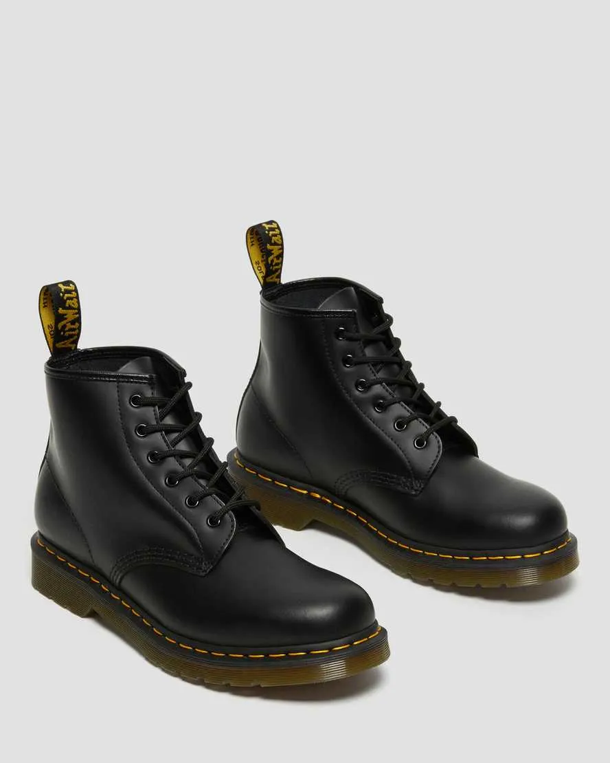 Dr Martens 101 Black Smooth Boots