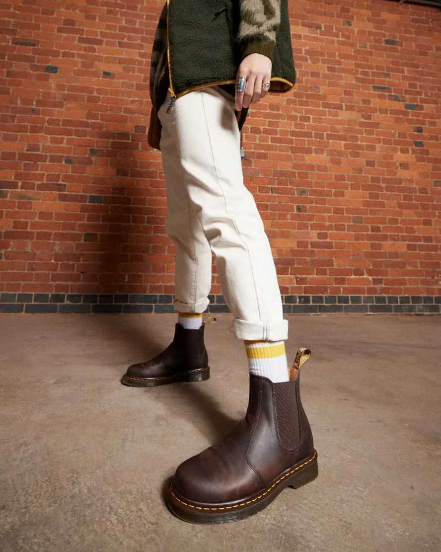 Dr Martens 2976 Chelsea DB Brown Crazy Horse Boots