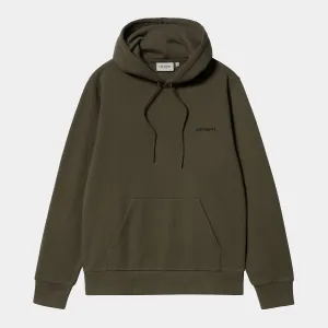 Felpa Carhartt Hooded Script Embroidery Sweat