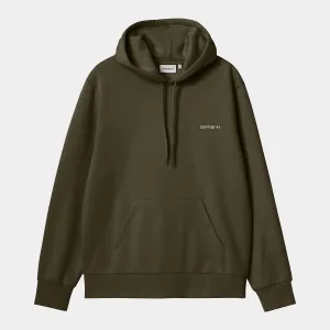 Felpa Carhartt Hooded Script Embroidery