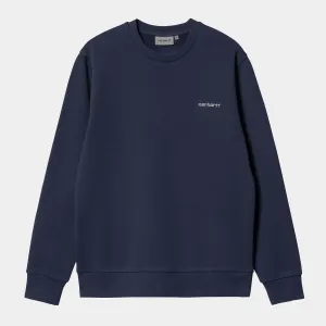 Felpa Carhartt Script Embroidery Sweat