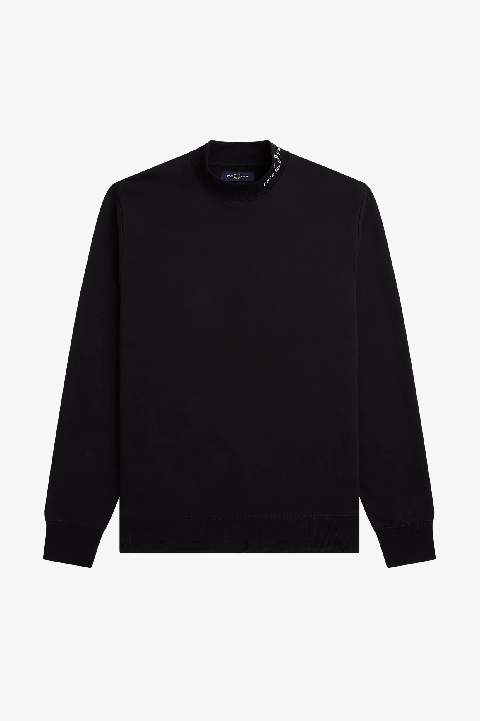 Felpa Fred Perry Branded Collar Sweatshirt