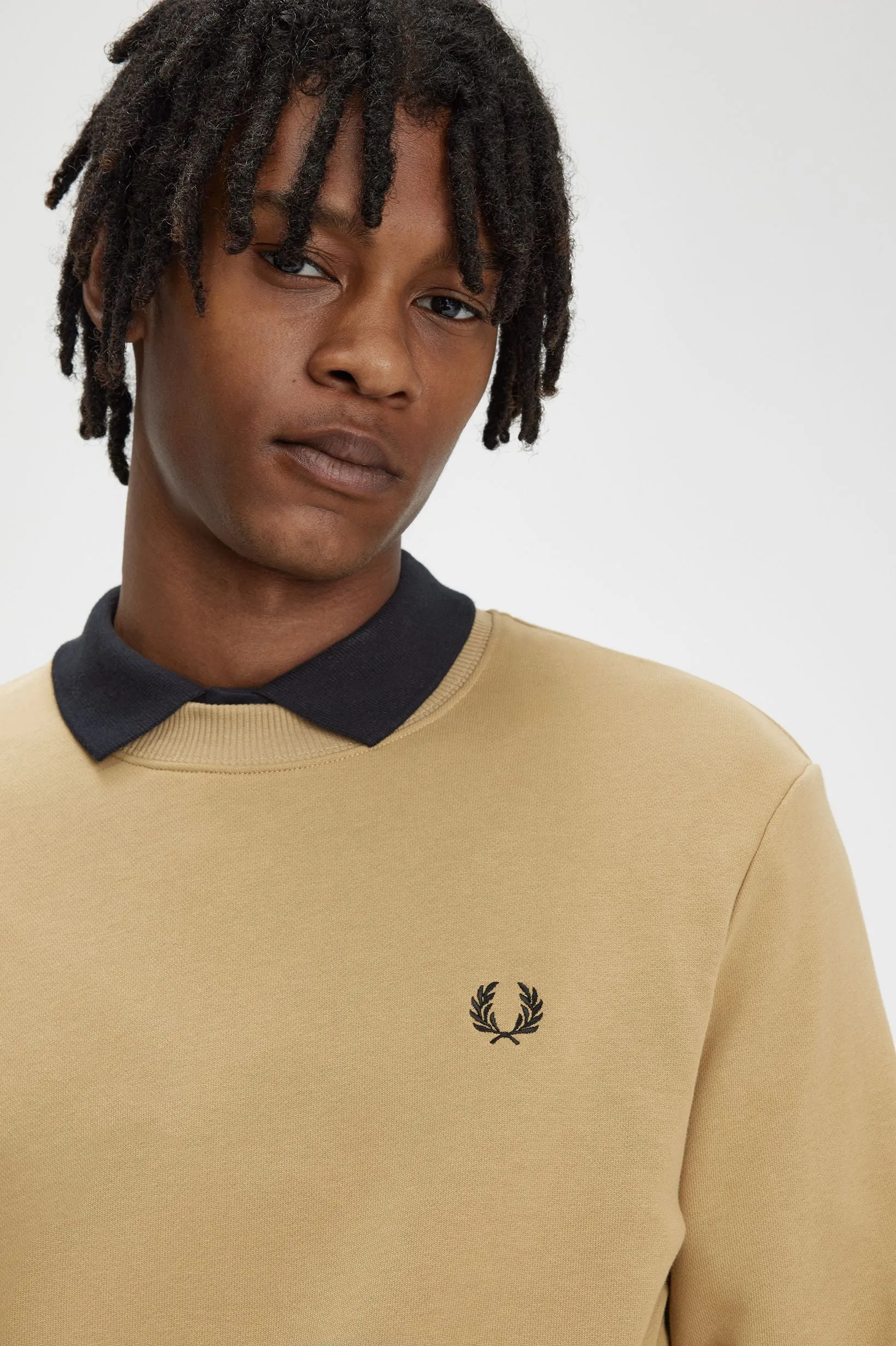 Felpa Fred Perry Crew Neck Sweatshirt
