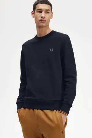 Felpa Fred Perry Crew Neck Sweatshirt