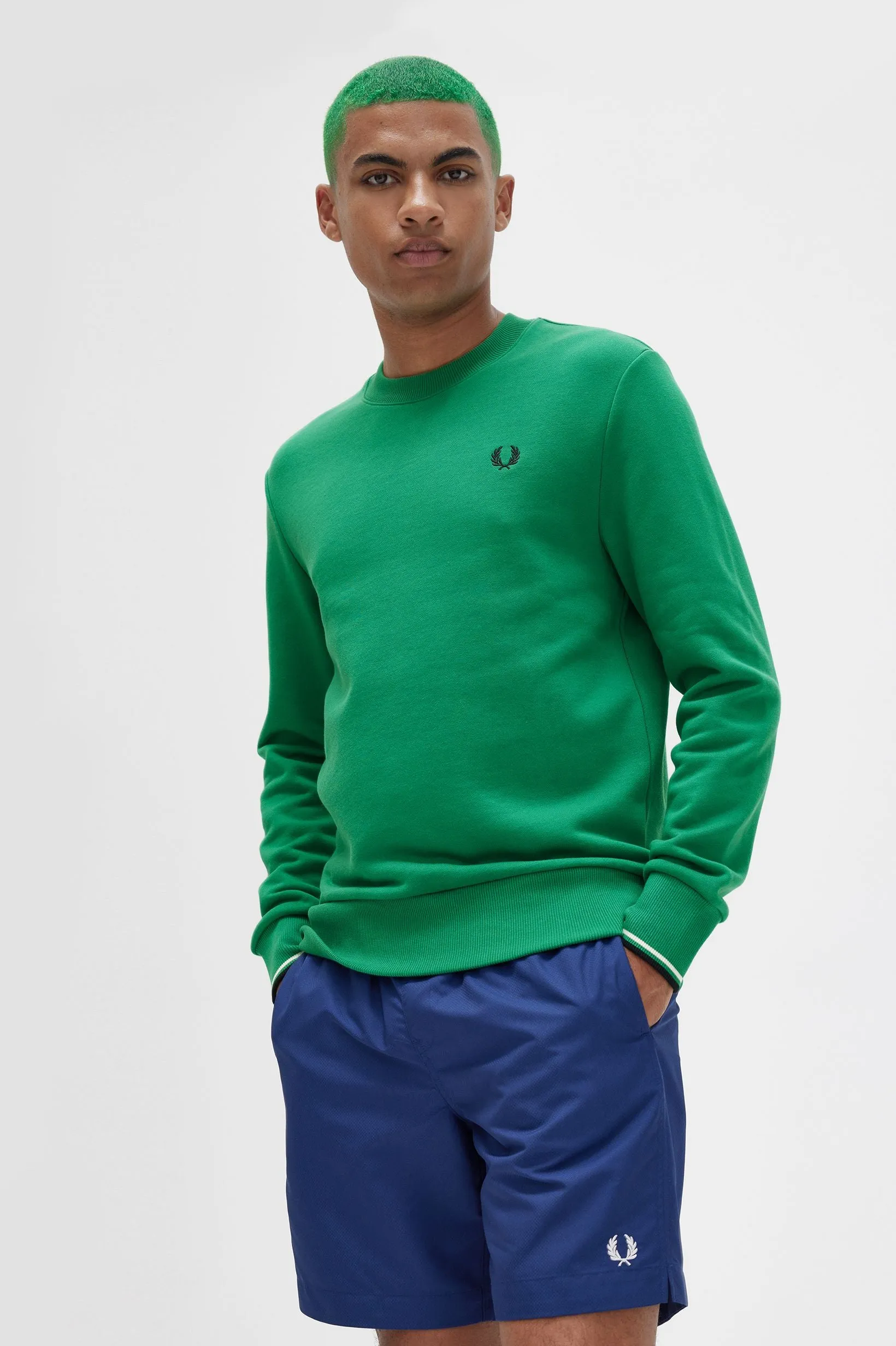 Felpa Fred Perry Crew Neck Sweatshirt