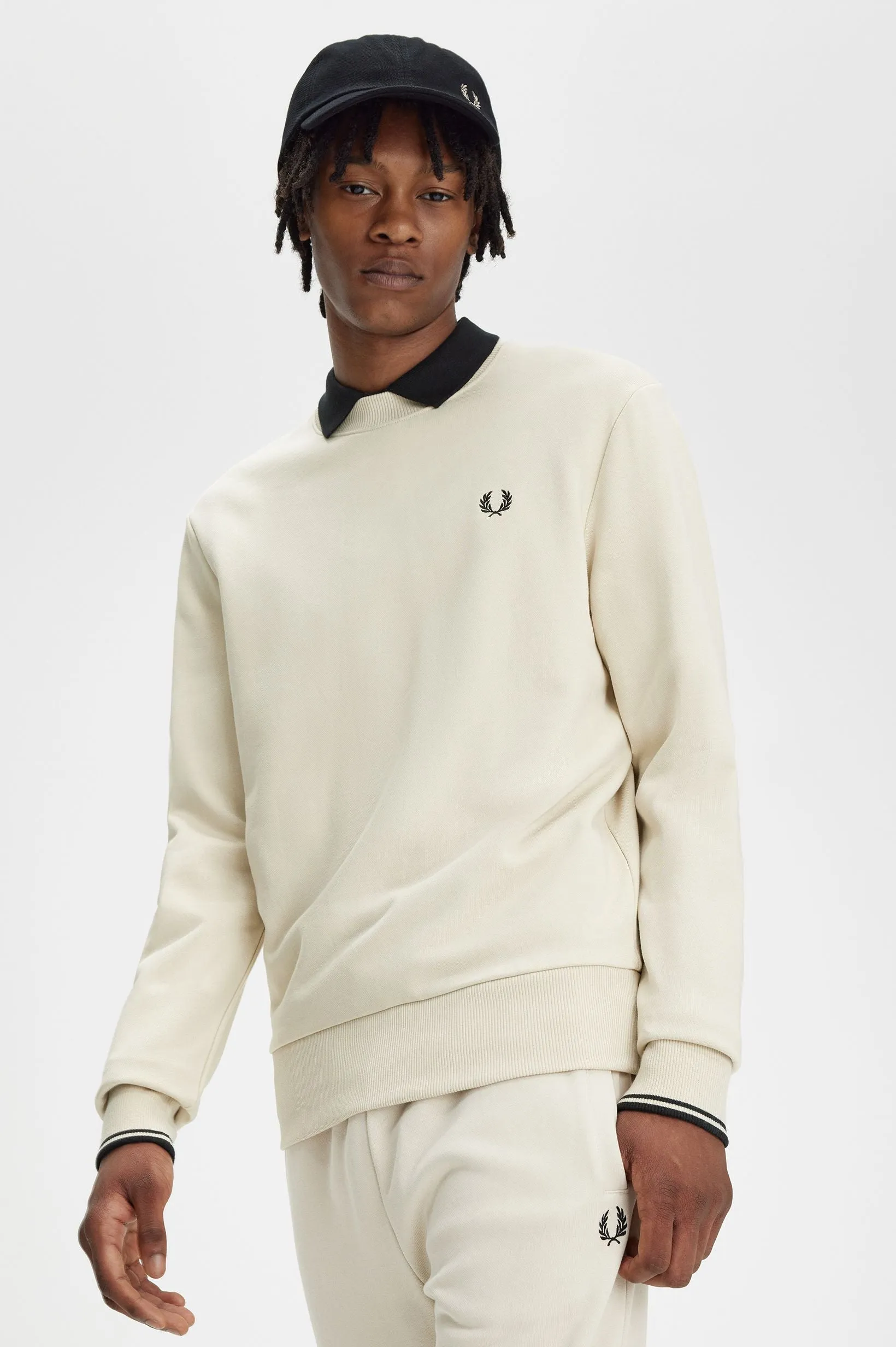 Felpa Fred Perry Crew Neck Sweatshirt