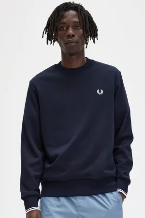 Felpa Fred Perry Crew Neck Sweatshirt
