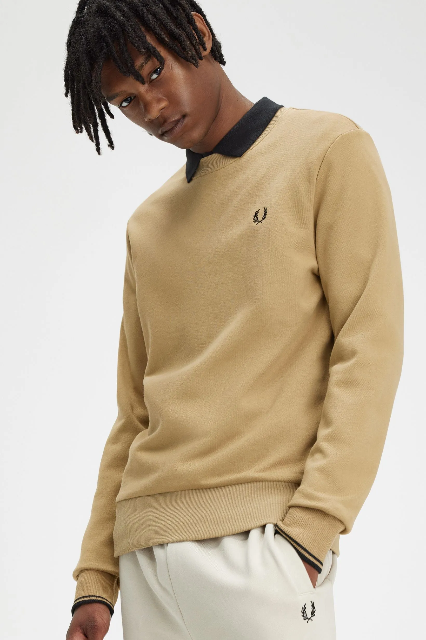 Felpa Fred Perry Crew Neck Sweatshirt
