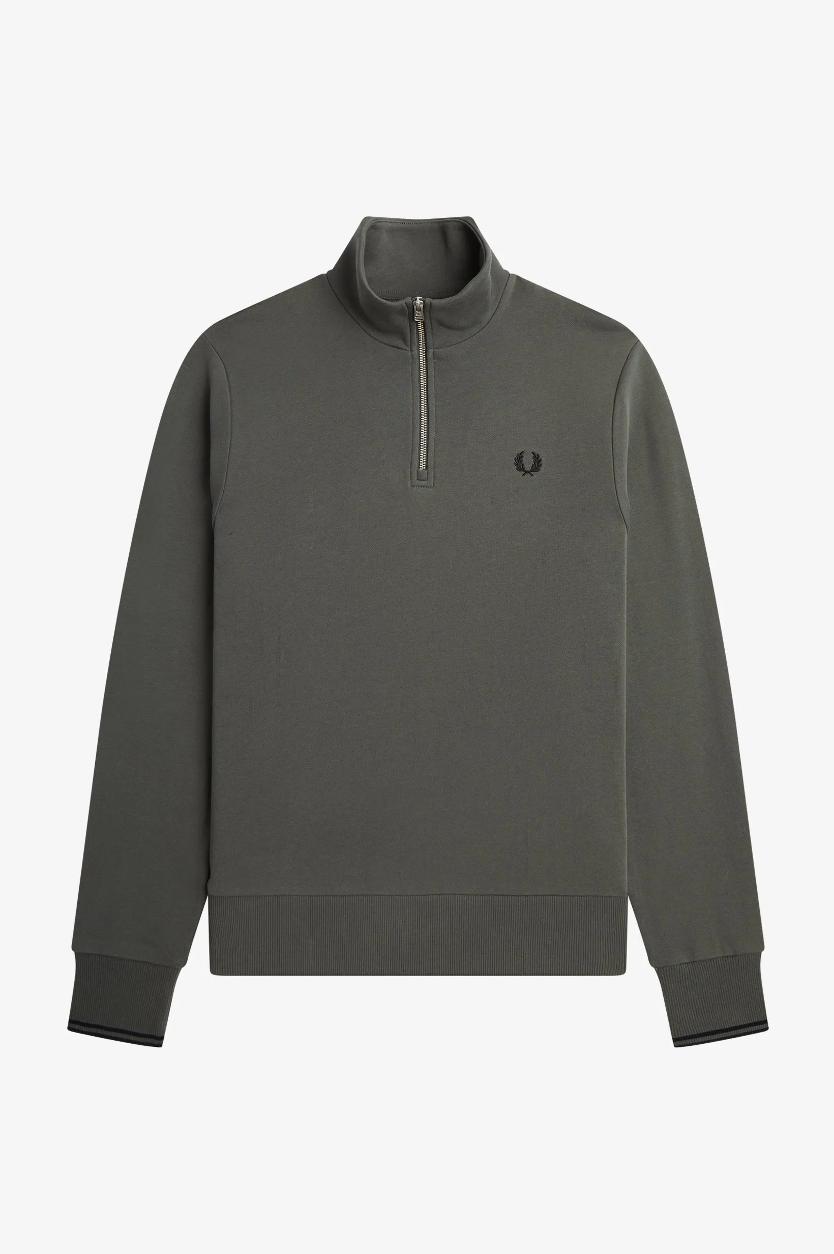 Felpa Fred Perry Half Zip Sweatshirt