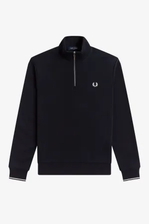 Felpa Fred Perry Half Zip Sweatshirt
