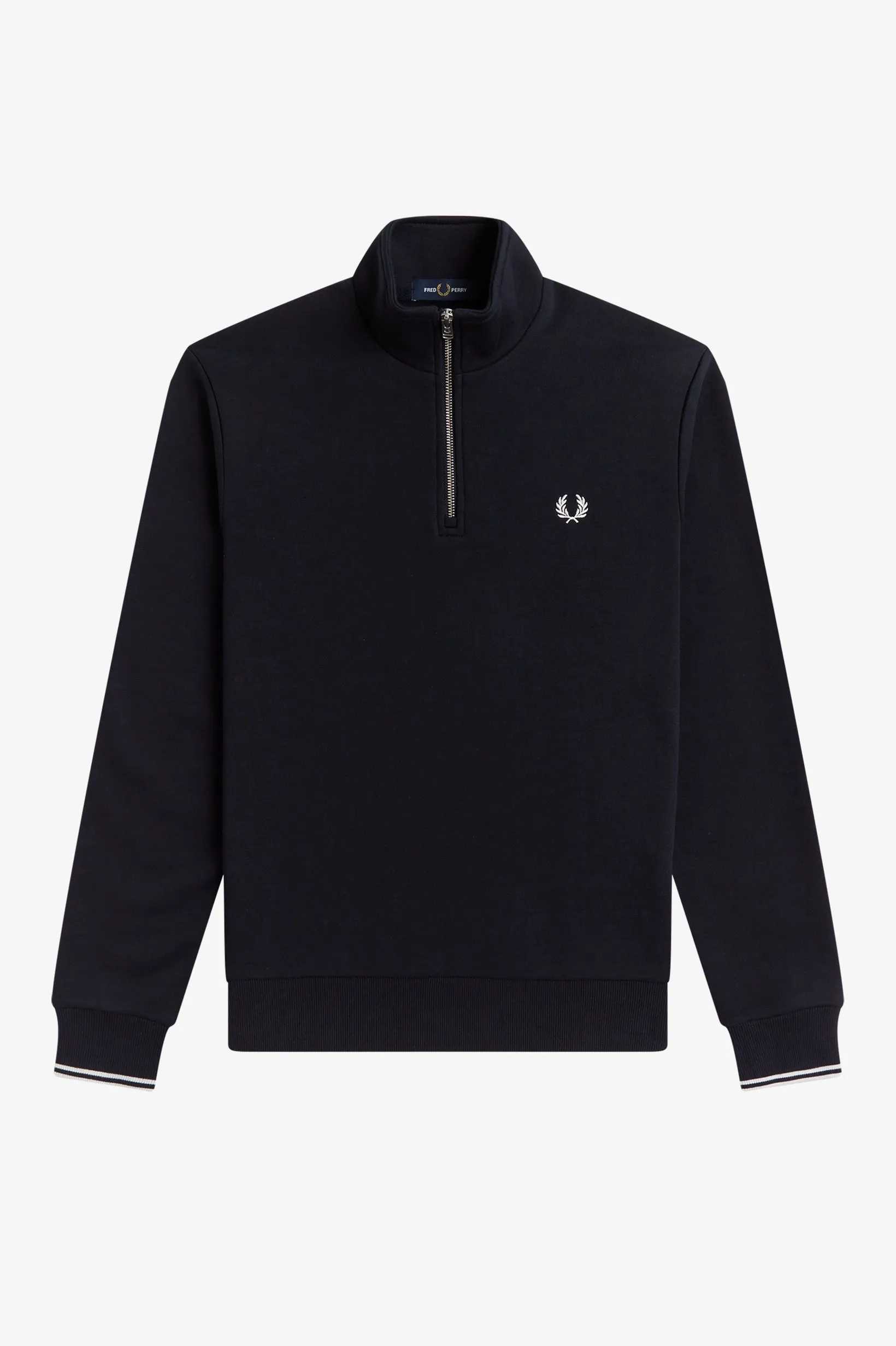 Felpa Fred Perry Half Zip Sweatshirt