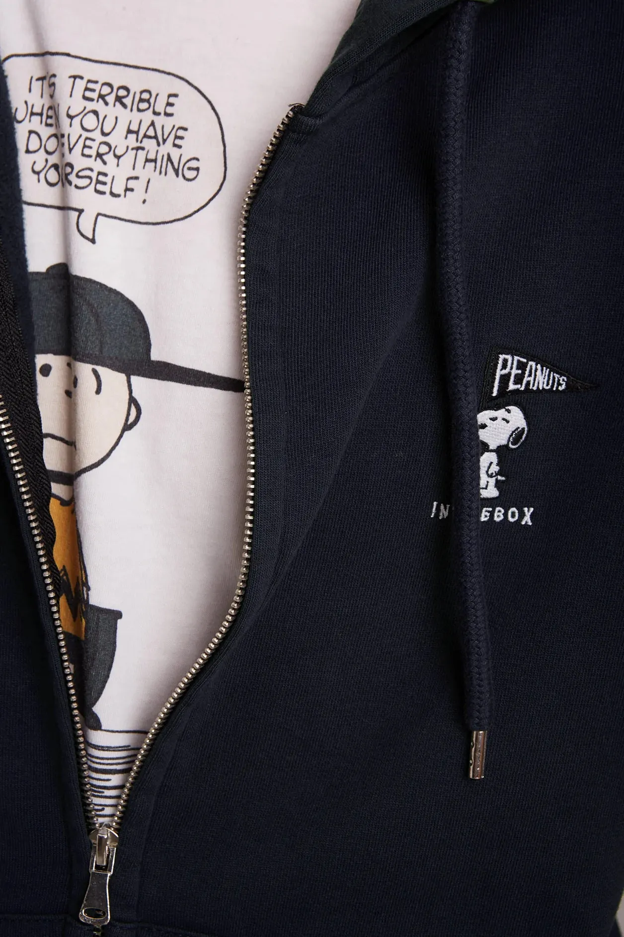 Felpa In The Box Cappuccio Full Zip Snoopy