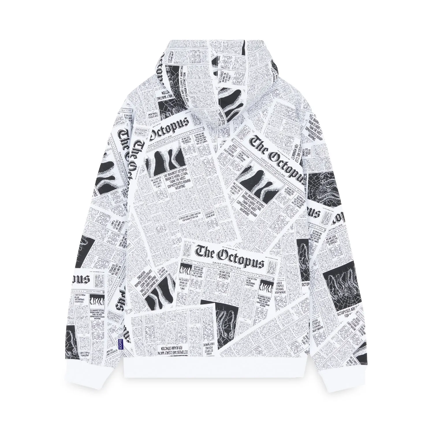 Felpa Octopus Newspaper Hoodie