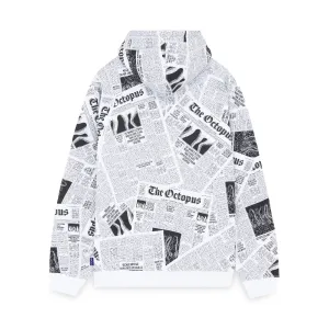 Felpa Octopus Newspaper Hoodie