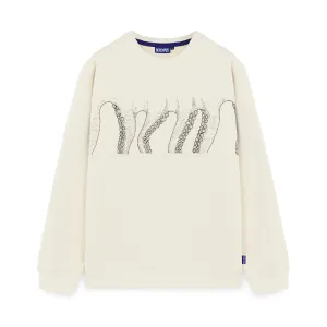Felpa Octopus Outline Band Crewneck