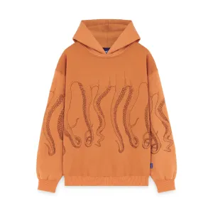 Felpa Octopus Outline Hoodie
