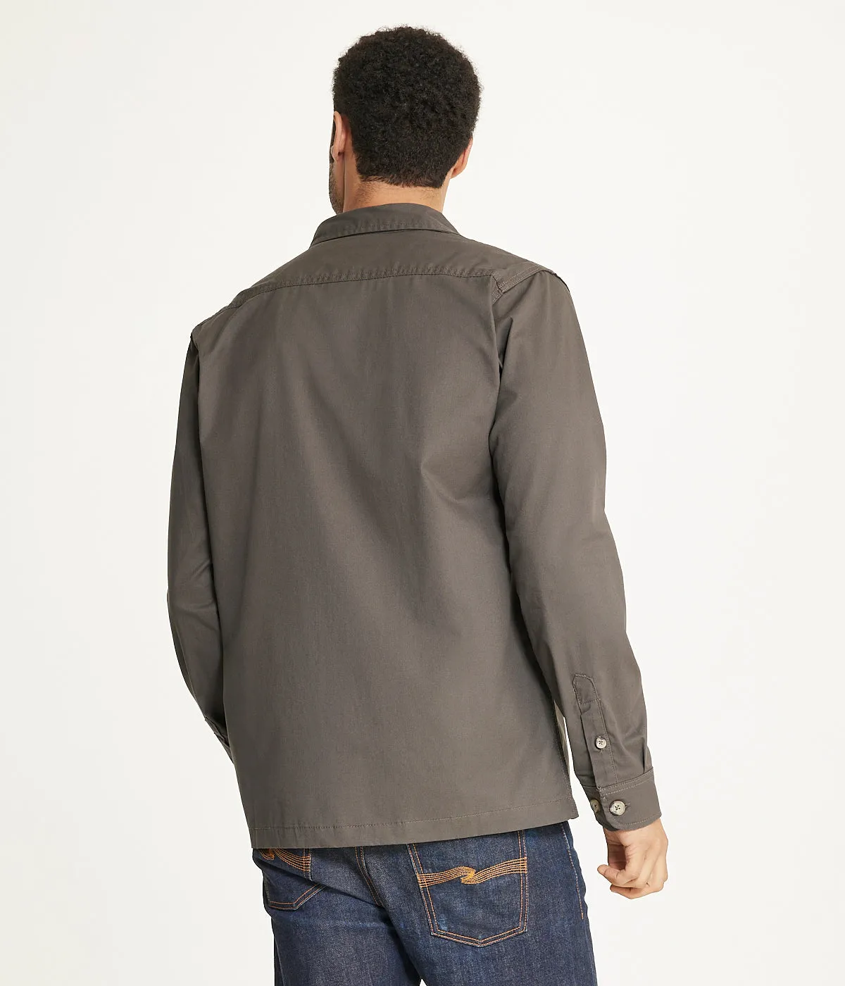 Final Few Men's Long Sleeve Shirt Jacket Stretch Twill  Today Only!