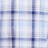 Flash Sale Weatherproof Vintage Men's Long Sleeve Cotton Woven Plaid  Going Fast!