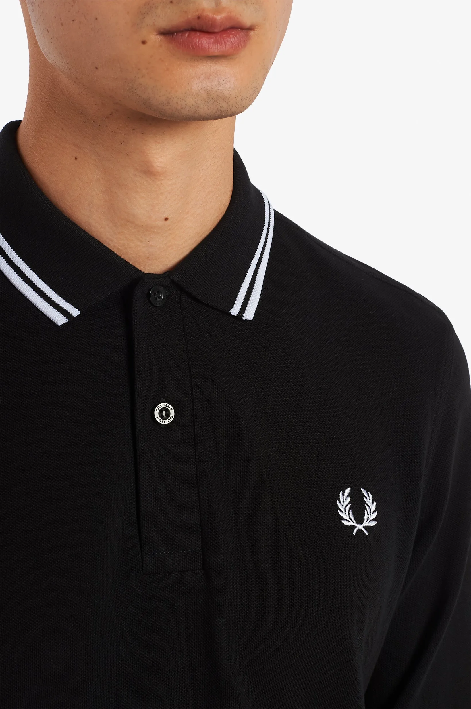 Fred Perry L/S Twin Tipped Polo Shirt