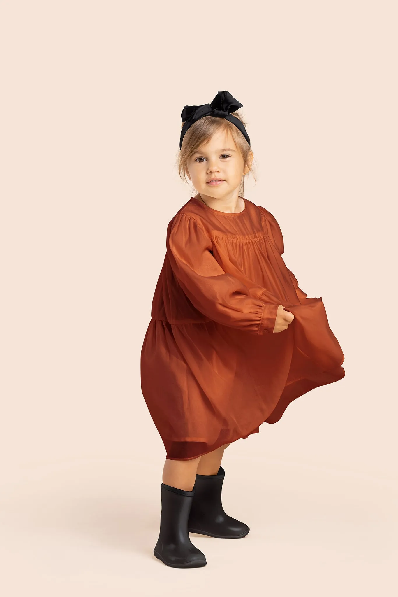 Girls Special Occasion Layered Organza Dress