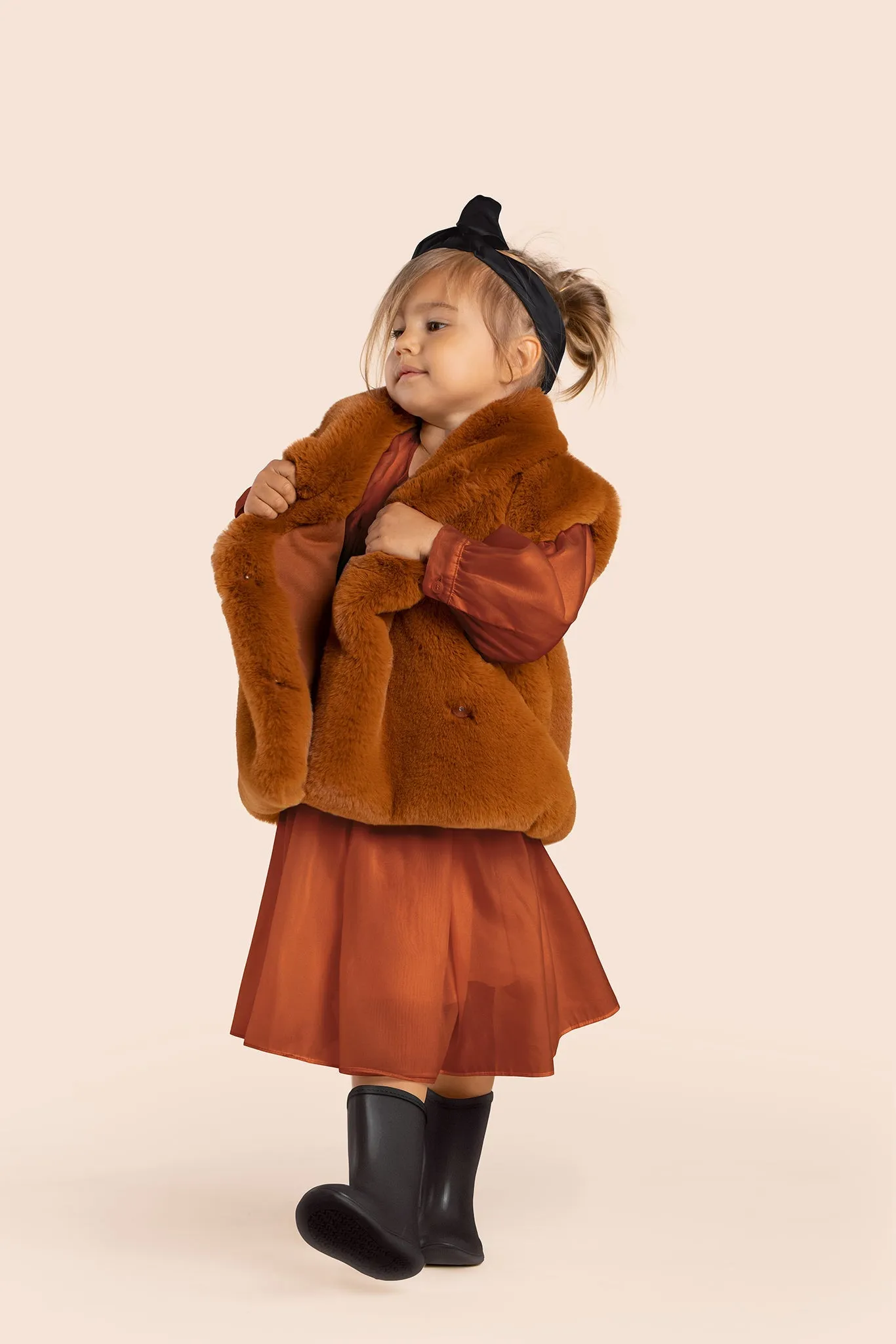 Girls Special Occasion Layered Organza Dress