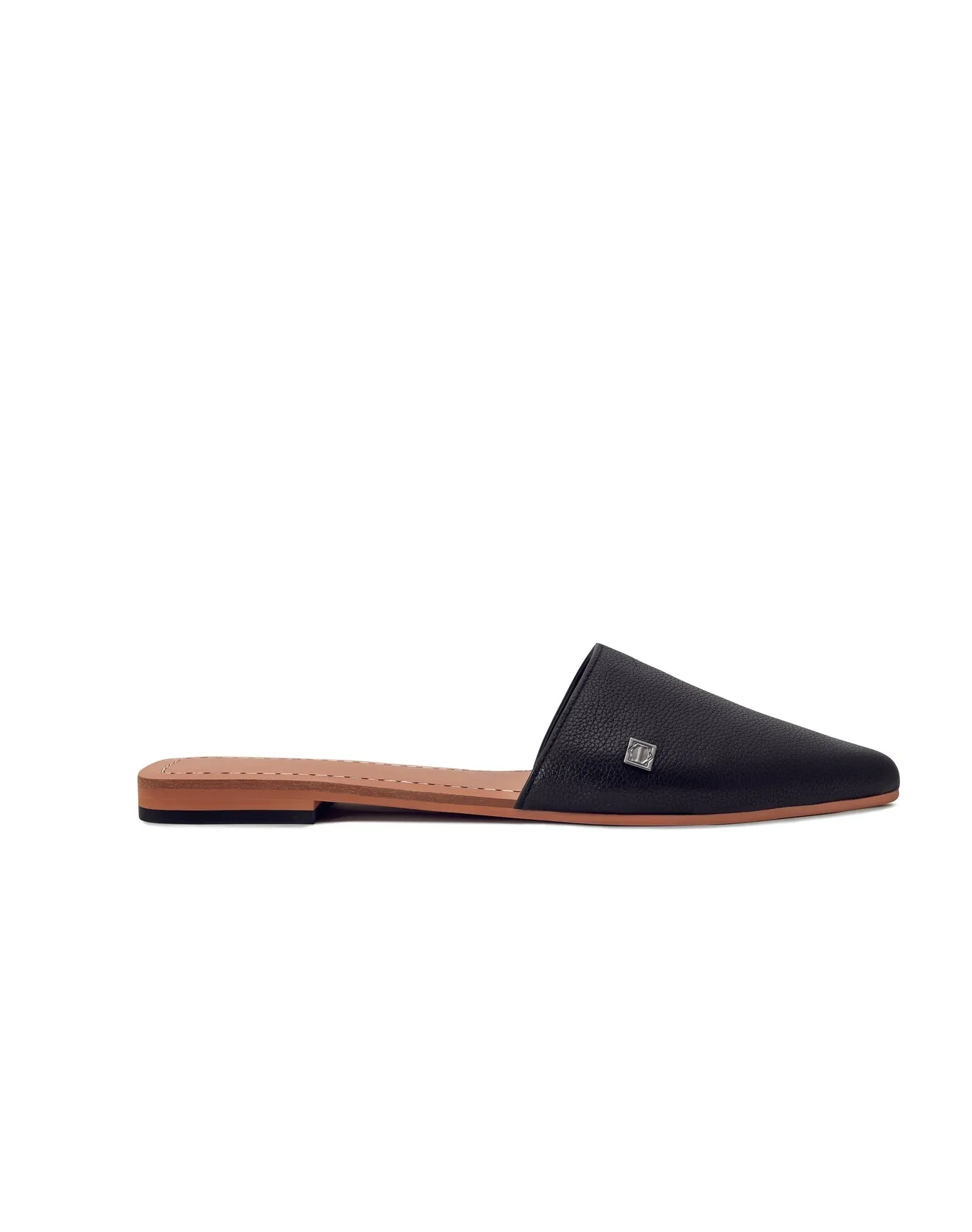 Grace Leather Slippers | Black TOGAS