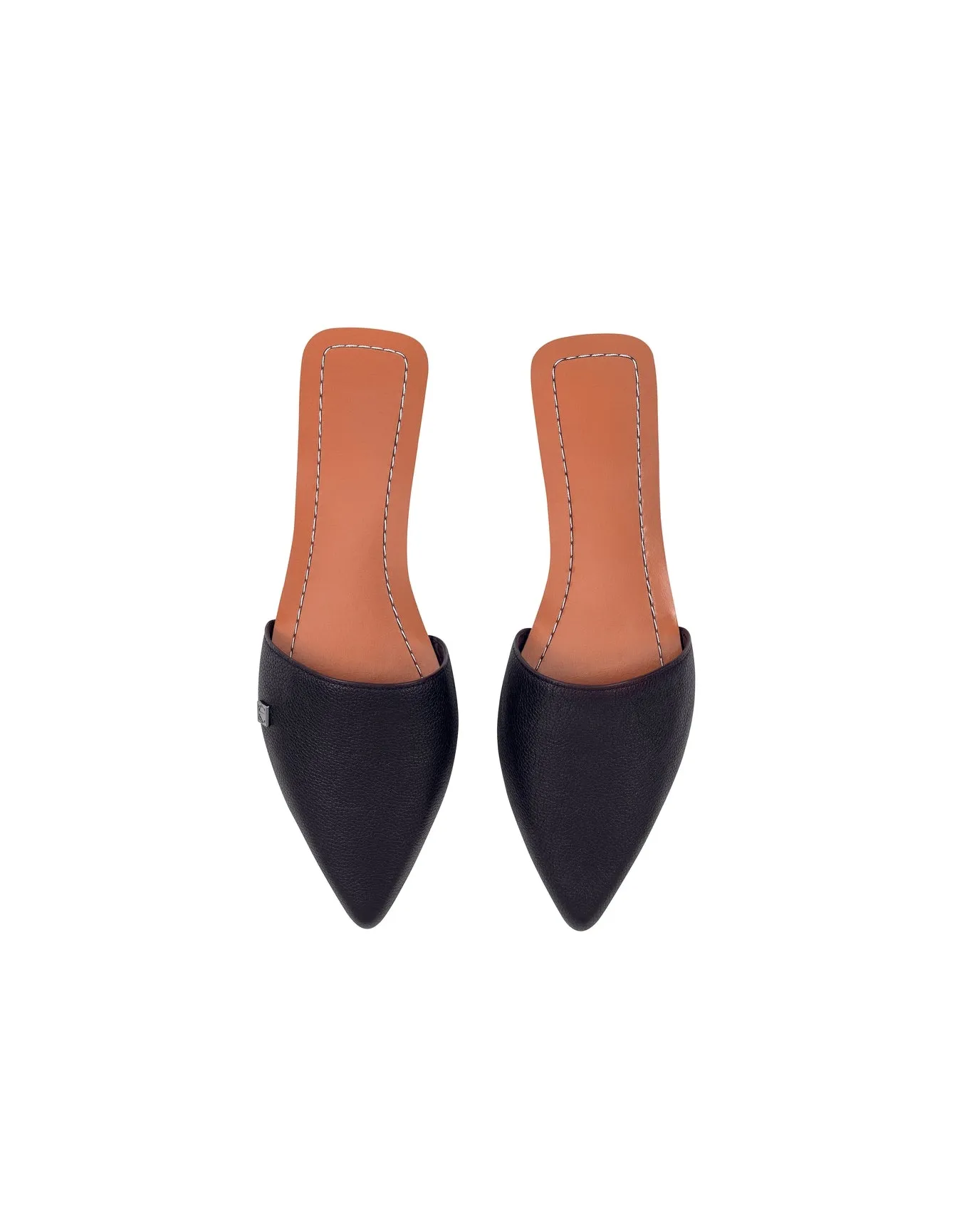 Grace Leather Slippers | Black TOGAS