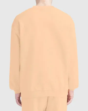 Heaven Door Round Neck Sweatshirt Peach
