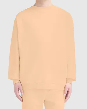 Heaven Door Round Neck Sweatshirt Peach